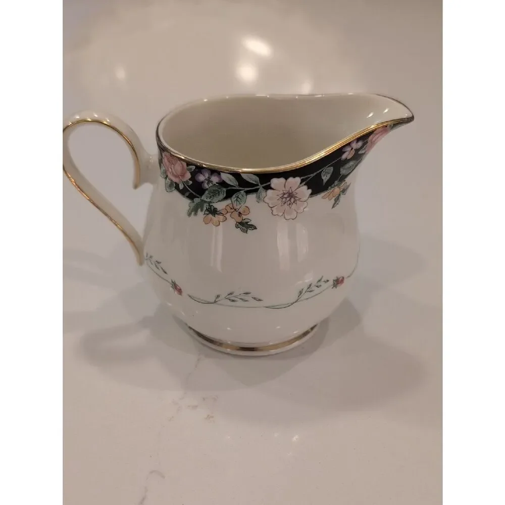 Vintage Lenox Prairie Blossom Floral Creamer Made in USA